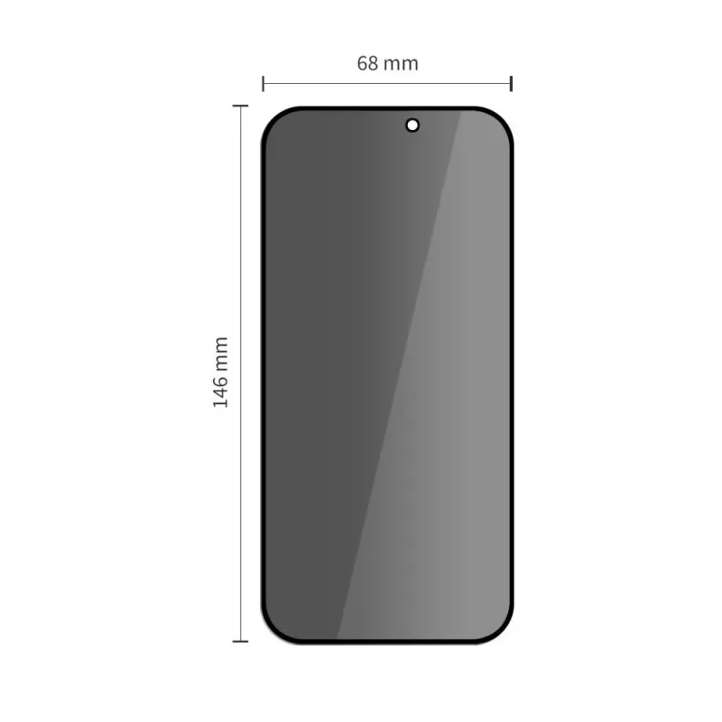 TECH-PROTECT Quick Set Spy+ Privacy Screen Protector 2-Pack Apple iPhone 16 Pro