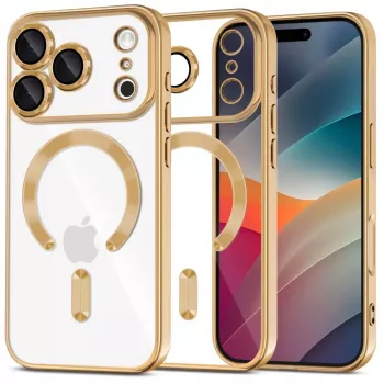 Tech-Protect MagFlex Magsafe Case Apple iPhone 17 Pro Max, Shiny Gold