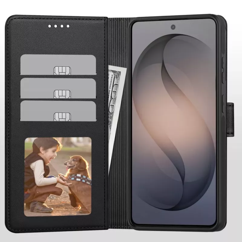 TECH-PROTECT Wallet MagSafe for Samsung Galaxy S26 Matte Black