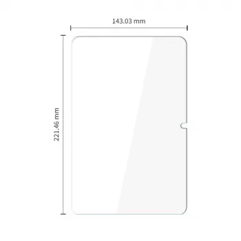 TECH-PROTECT Glass Fit+ Rūdīta Stikla Ekrāna Aizsargs Xiaomi Redmi Pad 2 9.7 - 2-Pack Caurspīdīgs