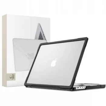 Tech-Protect Velar Hard Shell Case MacBook Pro 14 inch M1-M5 Pro/M5 Pro Max 2021-2026, Black/Matte Clear