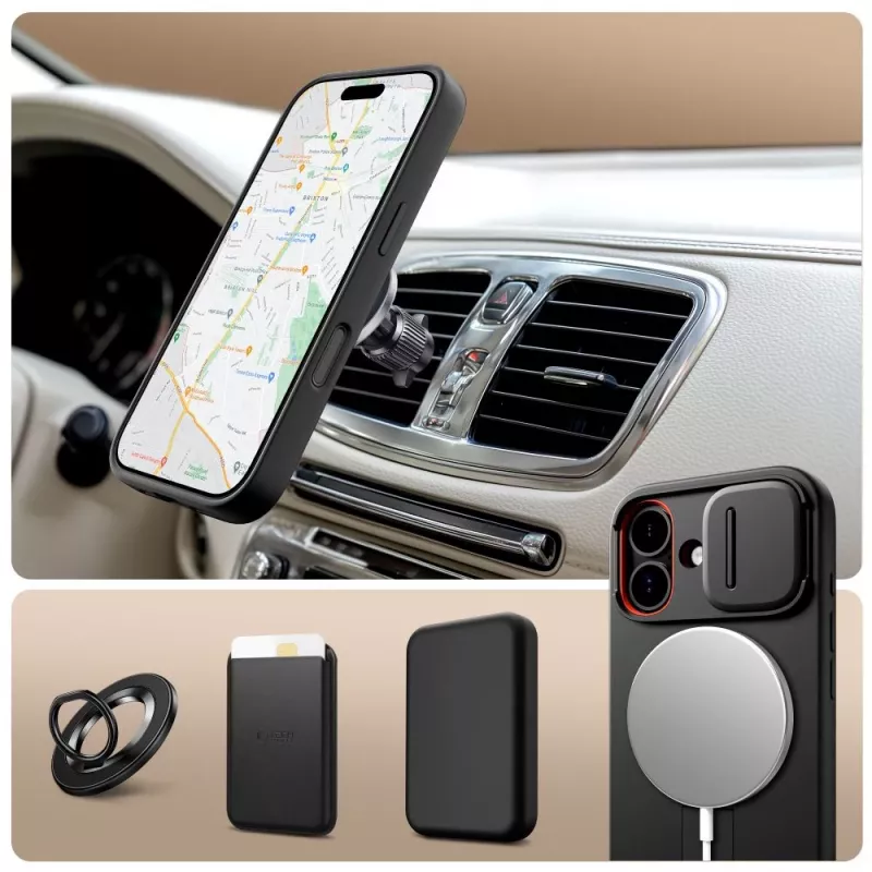 TECH-PROTECT KEVLAR AURA MAGSAFE IPHONE 17 BLACK