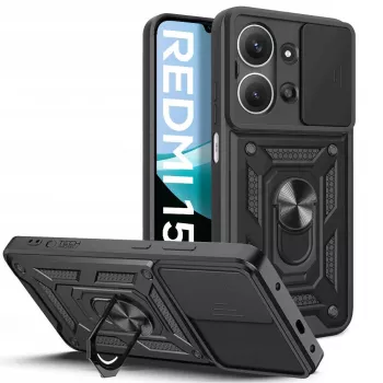 Tech-Protect Camshield Pro vāciņš Xiaomi Redmi 15C, melns
