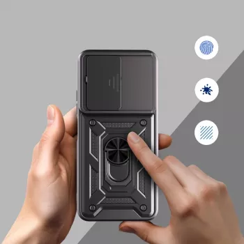 Tech-Protect Camshield Pro vāciņš Xiaomi Redmi 15C, melns
