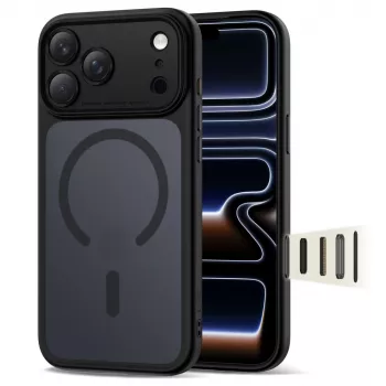 TECH-PROTECT MagPeak MagSafe Case iPhone 17 Pro Max, Matēti Melns