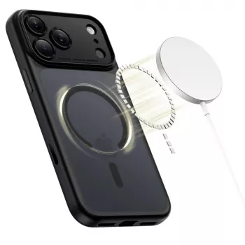 TECH-PROTECT MagPeak MagSafe Case iPhone 17 Pro Max, Matēti Melns
