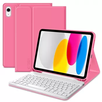 Tech-Protect SC Pen + Keyboard Case for iPad 10.9 inch (10th Gen, 2022) / 11 inch (2025) - Magenta