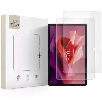 TECH-PROTECT Glass Fit+ 2-Pack Rūdīta Stikla Ekrāna Aizsargs Lenovo Tab P12 / Idea Tab Pro / Yoga Tab Plus 12.7 TB-370 / TB-373 / TB-520 Caurspīdīgs