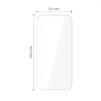 TECH-PROTECT Rūdīta stikla ekrāna aizsargs 10-paka Apple iPhone 15 Pro Max Caurspīdīgs