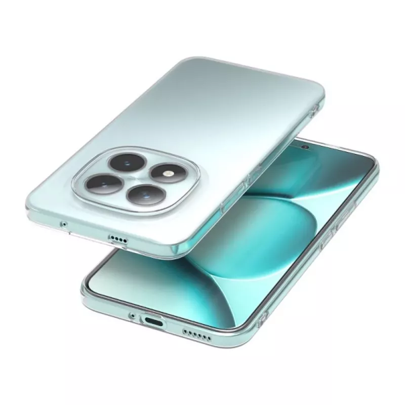 Tech-Protect Flexair Case for Xiaomi Redmi Note 15 Pro 5G, Clear TPU Back Cover