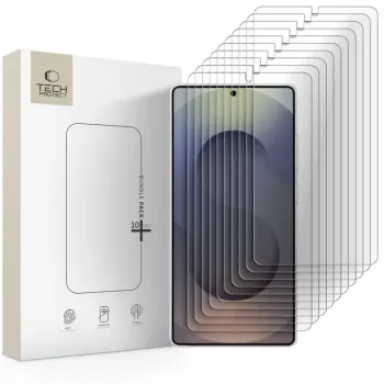 TECH-PROTECT Rūdīta stikla ekrāna aizsargs 10 iepakojumā Samsung Galaxy S26 Ultra Caurspīdīgs