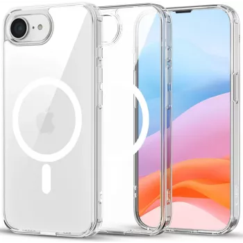 Tech-Protect Flexair Hybrid MagSafe Case for Apple iPhone 16E/17E, Clear