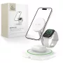 Tech-Protect QI15W-A46 3IN1 MagSafe Wireless Charging Station White