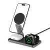 TECH-PROTECT QI15W-A47 3IN1 Magnetic MagSafe Wireless Charger Black