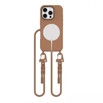 Tech-Protect Magnecklace MagSafe Case iPhone 16 Pro Max Brūns