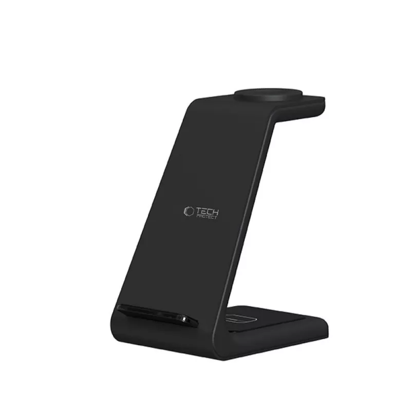 TECH-PROTECT QI15W-A36 3-in-1 Wireless Charger for Apple Black
