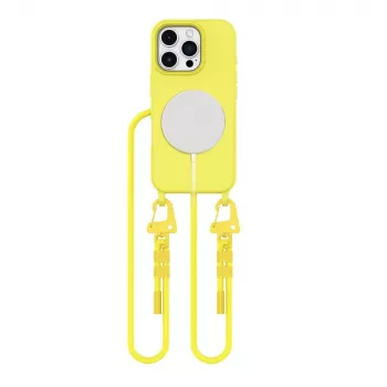 Tech-Protect Magnecklace Magsafe Case Apple iPhone 16 Pro Dzeltens