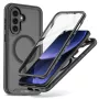 Tech-Protect Defense MagSafe apvalks Samsung Galaxy A57 5G, matēti melns