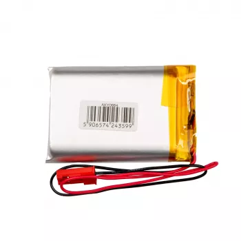 Akyga AKY0664 LP103451 Li-Po akumulators 3,7 V 1850 mAh, PCM, JST 2,54 2 kontaktu, 150 mm