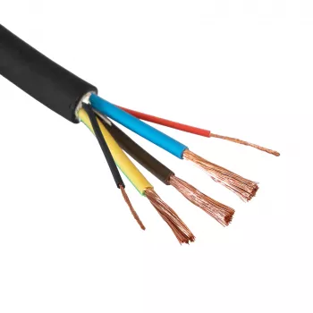 Akyga AK-SC-E24 elektromobiļa uzlādes kabelis 3 x 6 mm² + 2 x 0,75 mm², vienfāzes, 32 A, 450/750 V, metros