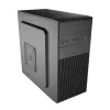 Akyga AK19BK Micro Tower datora korpuss, Micro ATX / Mini ITX, USB-C + USB 3.0 + 2x USB 2.0, bez barošanas bloka, melns