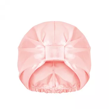 GLOV satīna matu cepurīte cirtainiem un veidotiem matiem, rozā