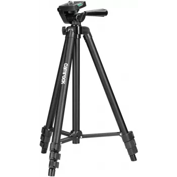 Camrock TA30 Statīvs ar 3-virzienu Pan/Tilt Galvu - Melns
