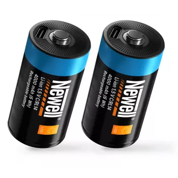 Newell C/R14 USB-C Rechargeable Battery 4000 mAh 2-Pack Blister