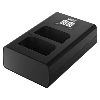 Newell DL-USB-C Dual Channel Charger Olympus BLX-1 akumulatoriem