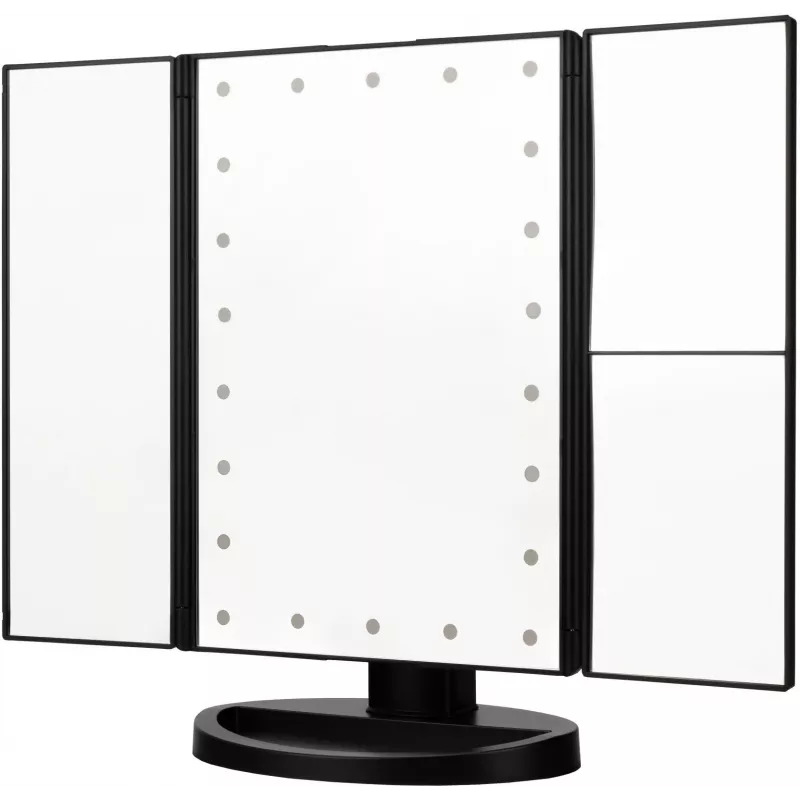 Humanas HS-ML04 LED kosmētikas spogulis, melns