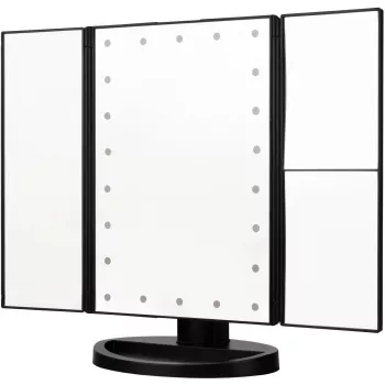 Humanas HS-ML04 LED kosmētikas spogulis, melns