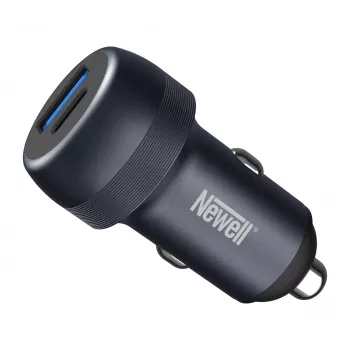 Newell CC-001 PD 89W Auto lādētājs ar USB-C PD 65W un USB-A QC 3.0, Melns