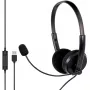 MOZOS MTX1091ECO Vadu ausu austiņas ar mikrofonu USB-A