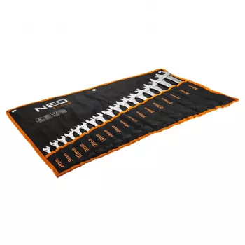 NEO TOOLS Gredzenatslēgu komplekts 8–32 mm, 17 gab.