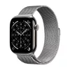 Crong Milano Steel nerūsējošā tērauda siksniņa Apple Watch 44/45/46/49 mm sudraba