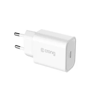 Crong USB-C Travel Charger 20W Power Delivery White