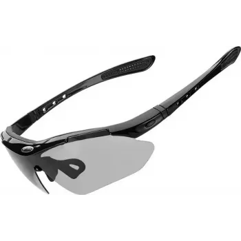 ROCKBROS Fotohromās riteņbraukšanas brilles UV400 TR90 rāmis - Melns
