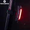 ROCKBROS A54BK Aizmugurējais velo lukturis ar Micro USB kabeli - Melns