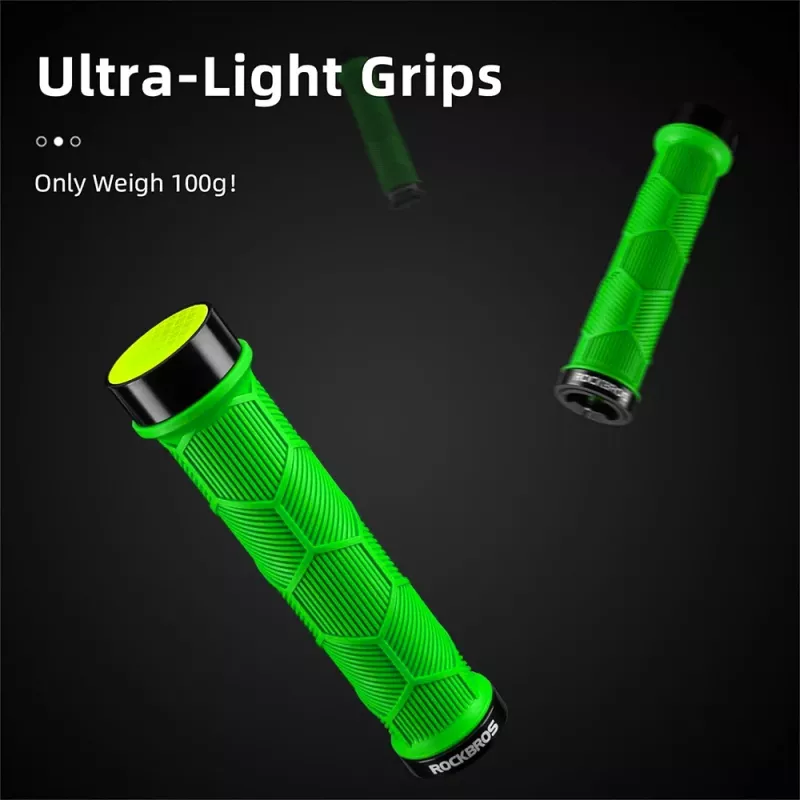 ROCKBROS Bicycle Grips 40720007005 with Reflective Elements - Green