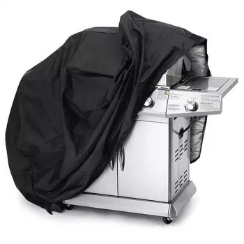 HURTEL Waterproof Protective Cover XXL Black for Grill, Bicycle, Motorcycle, Garden Furniture