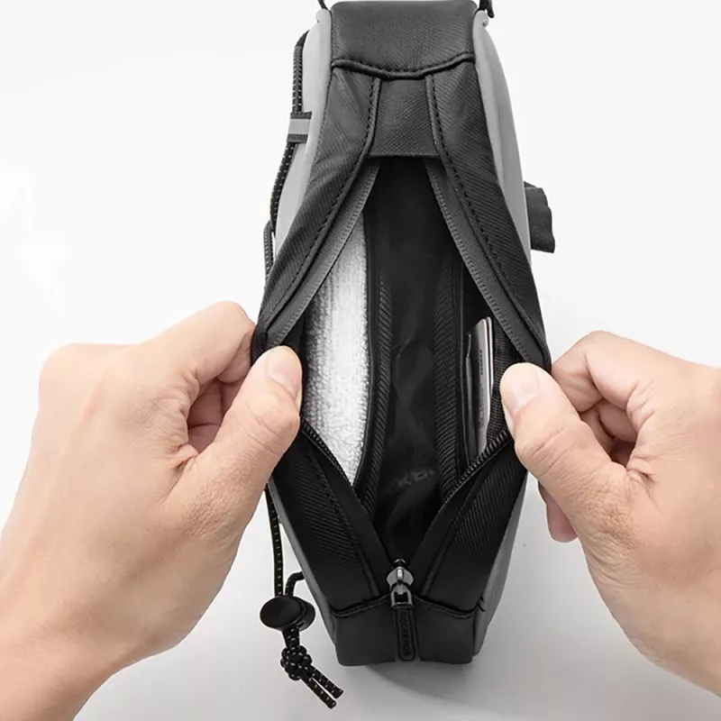 Rockbros Bicycle Frame Bag 0.9 L Silver