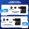 ROCKBROS Mini Electric Pump 42320008001 Schrader/Presta vārstiem 100 PSI - Melns