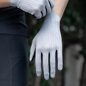 ROCKBROS Cycling Gloves Full Finger Breathable Size XL Grey