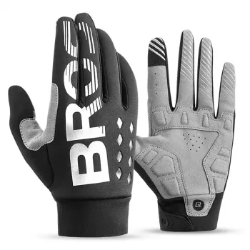 ROCKBROS Thermal Long Cycling Gloves XXL Black Grey