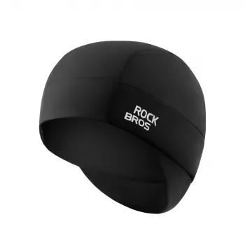 ROCKBROS M015 Ziemas Divpusējā Velosipēda Cepure Melna 54-61 cm