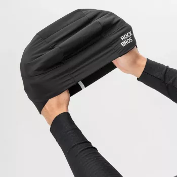ROCKBROS M015 Ziemas Divpusējā Velosipēda Cepure Melna 54-61 cm