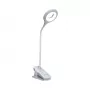 WOZINSKY Mini Wireless LED Reading Lamp with Clip and USB-C Cable - White