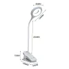 WOZINSKY Mini Wireless LED Reading Lamp with Clip and USB-C Cable - White
