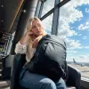 Wozinsky WPW-20L Travel Backpack with Laptop Compartment up to 15 inch, 40x20x25 cm, Carry-on, 20L - Black
