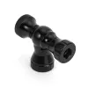 ROCKBROS CO2 Inflator Head CNC Aluminum Alloy Valve Head for Presta/Schrader - Black